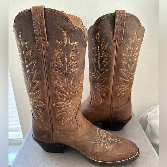 Ariat Heritage R Toe Western Boot - Picture 6 of 9